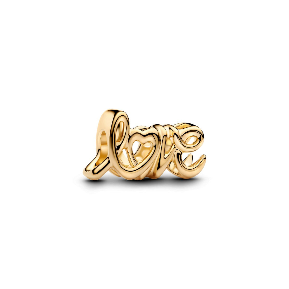 Pandora Bedel love handgeschreven goudverguld - 763055C00