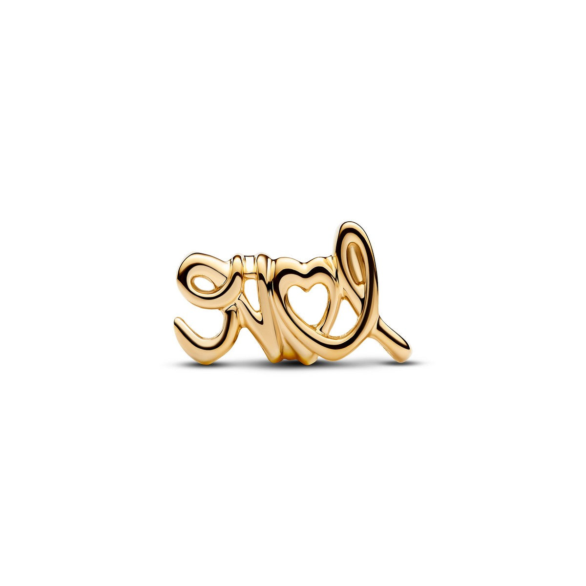 Pandora Bedel love handgeschreven goudverguld - 763055C00