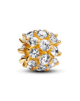 Pandora Stralende Elegantie 14k Goud Vergulde Zirkonia Bedel 763234C01 - PansiteNederland.nl
