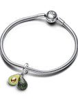 Pandora Avocado Dubbele Hanger Bedel 763405C01 - PansiteNederland.nl