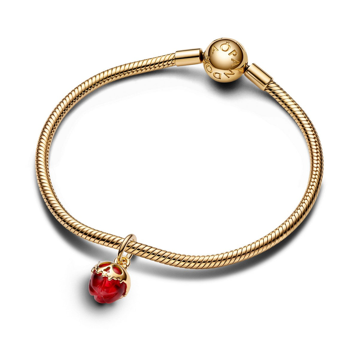 Pandora Disney Schurken Boze Koningin Appel Hangende Bedel goudverguld - 763421C01