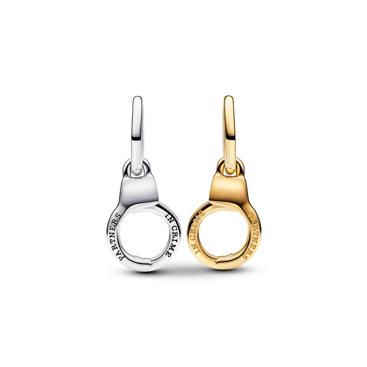 Pandora Te Openen & Deelbare Handboeien Hangende Bedel bicolor zilver en goudverguld - 763435C00