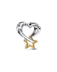 Pandora Bedel met geluksster en hart - 763513C00 - PansiteNederland.nl