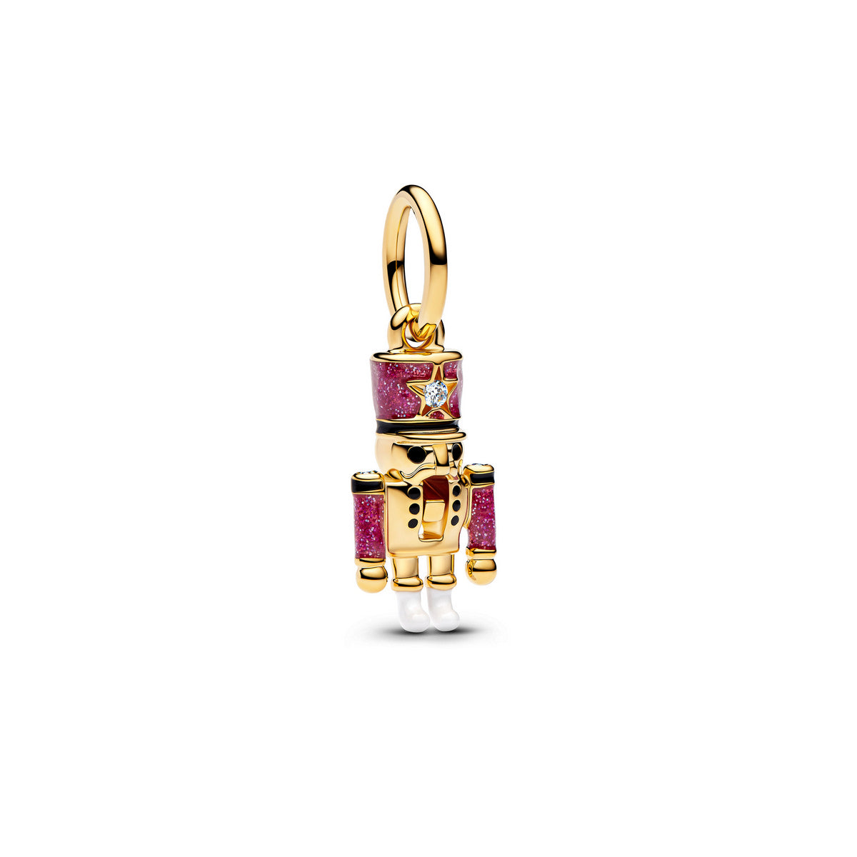 Pandora Notenkraker Hangende Bedel 763583C01 – Verguld Zilver