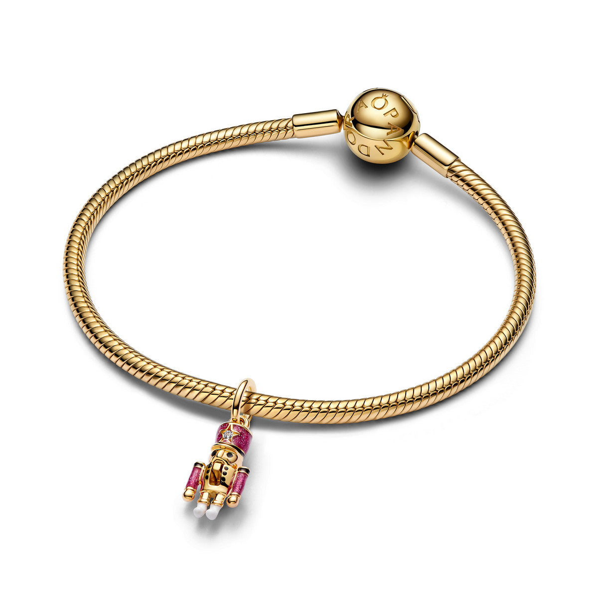 Pandora Notenkraker Hangende Bedel 763583C01 – Verguld Zilver