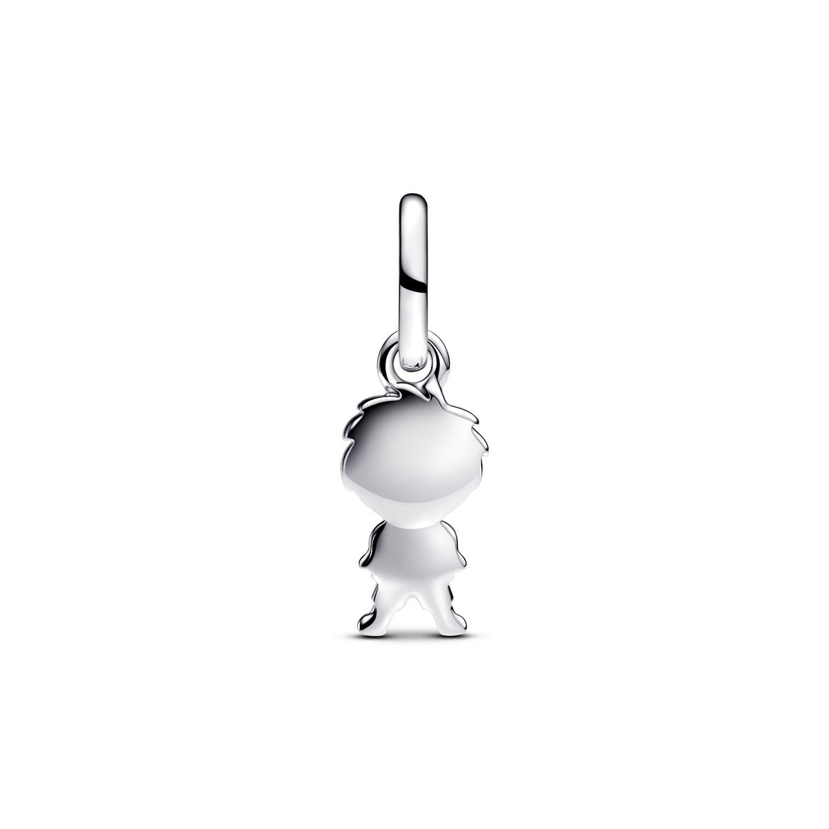 Pandora Hangende bedel met happy boy bicolor zilver en goudverguld - 763602C00