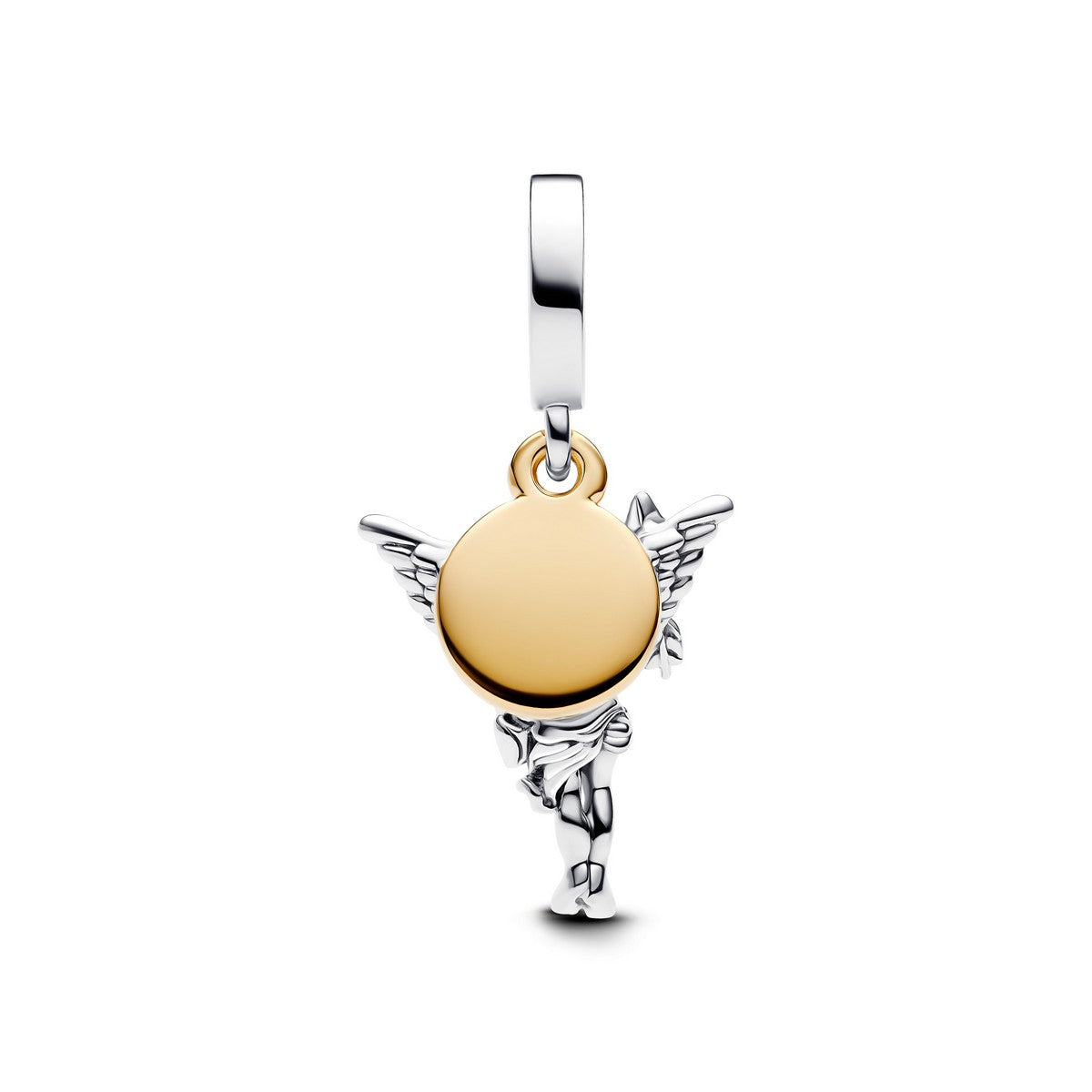 Pandora Cupido Hangende Bedel bicolor zilver en goudverguld - 763663C00