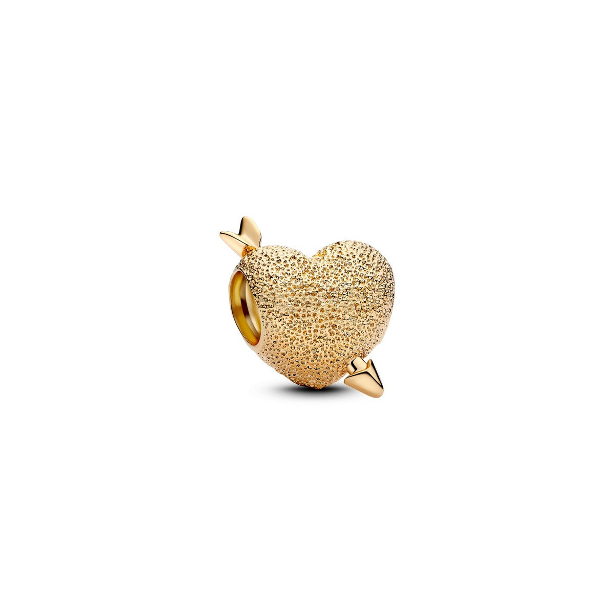 Pandora Cupido Hart Bedel goudverguld - 763666C00