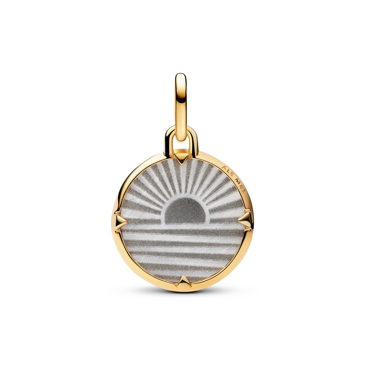Pandora Zonsopgang Medaillonbedel goudverguld medallion - 763859C01