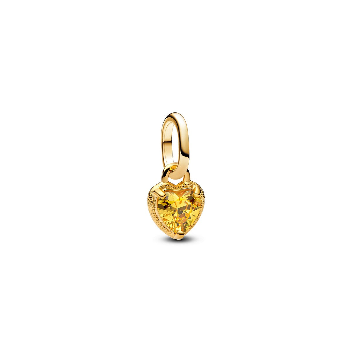 Pandora Hart Mini-Hangende Bedel goudverguld - 763862C01