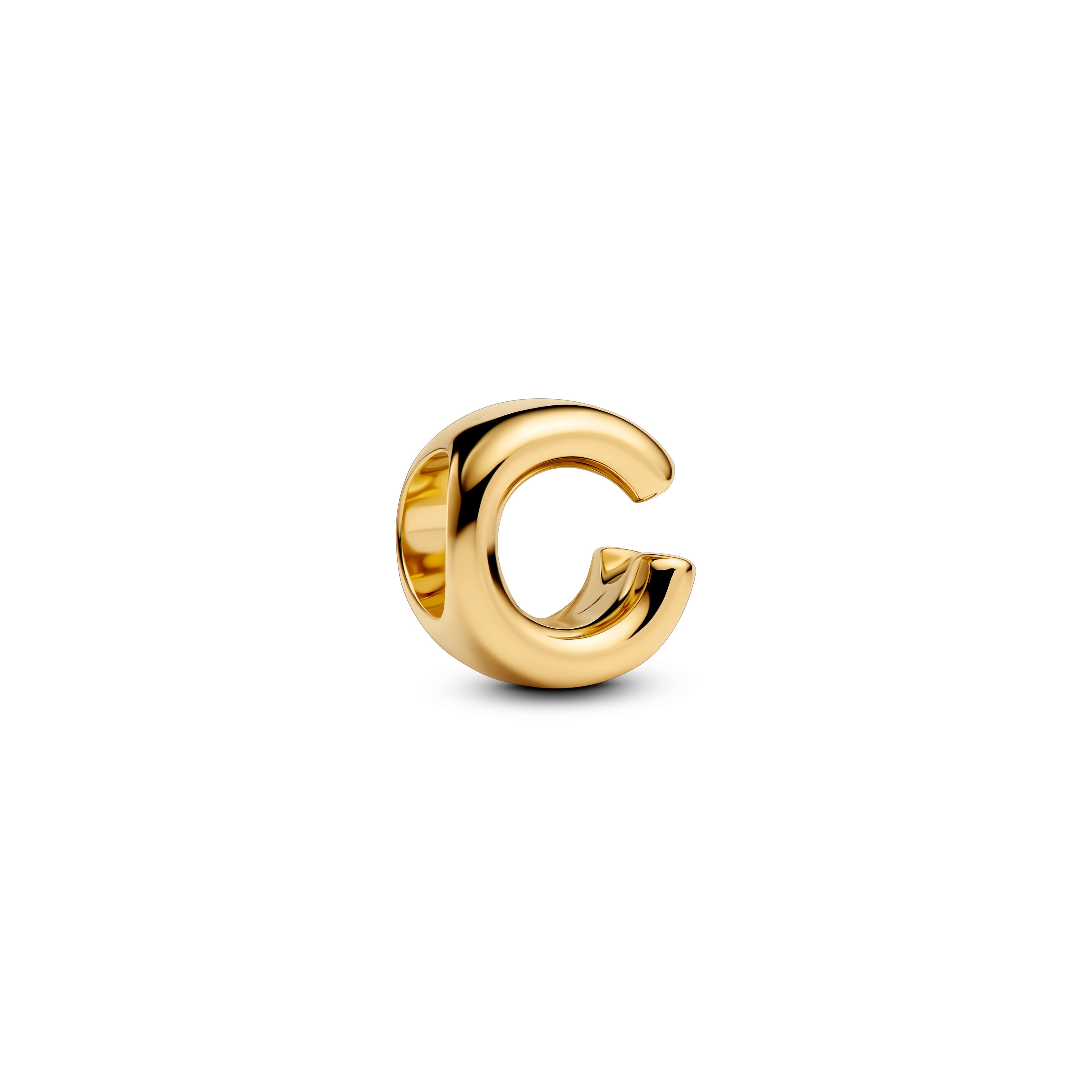 Pandora Letter C Alfabetbedel goudverguld letterbedel - 763949C00