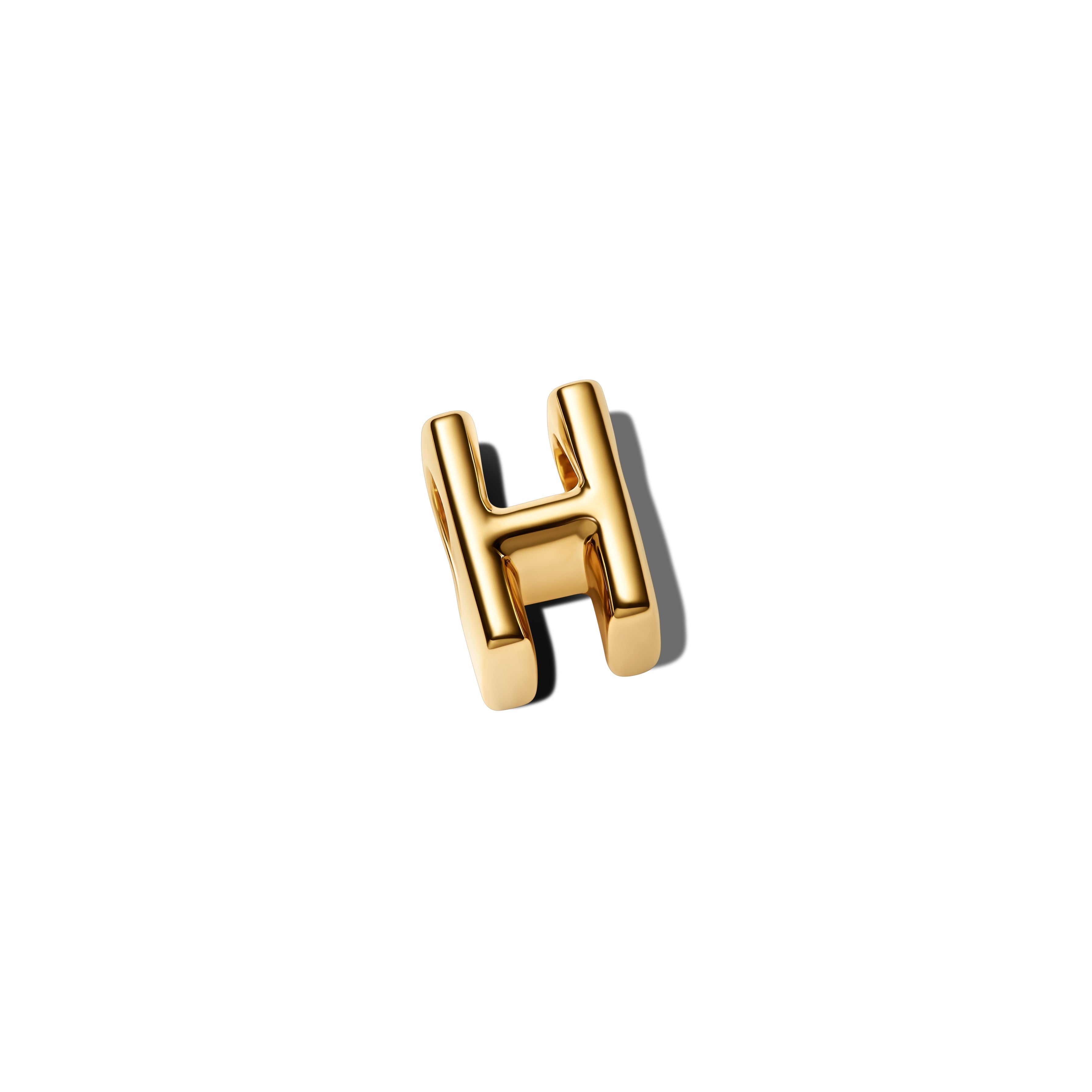 Pandora Letter H Alfabetbedel goudverguld letterbedel - 763954C00