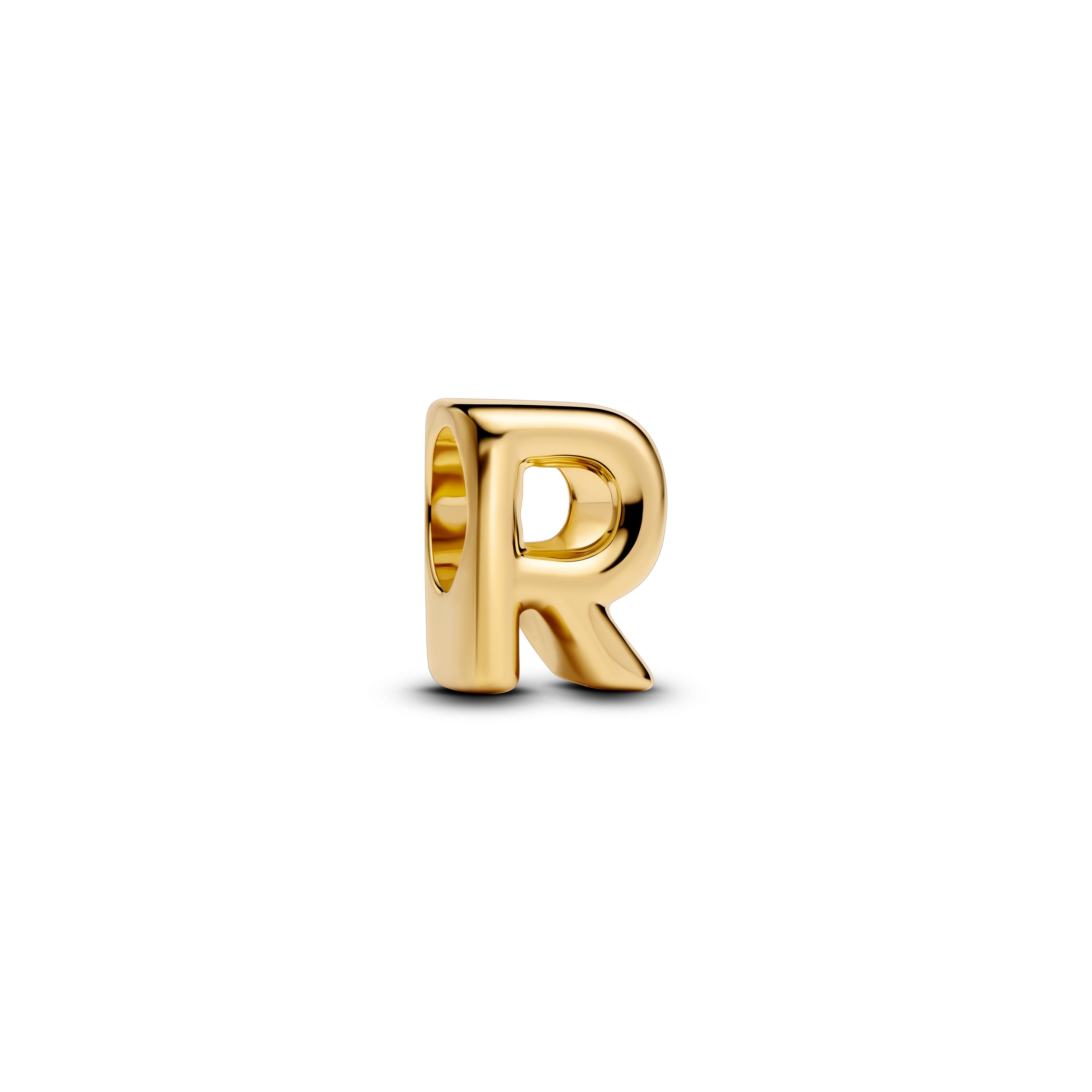 Pandora Letter R Alfabetbedel goudverguld letterbedel - 763964C00