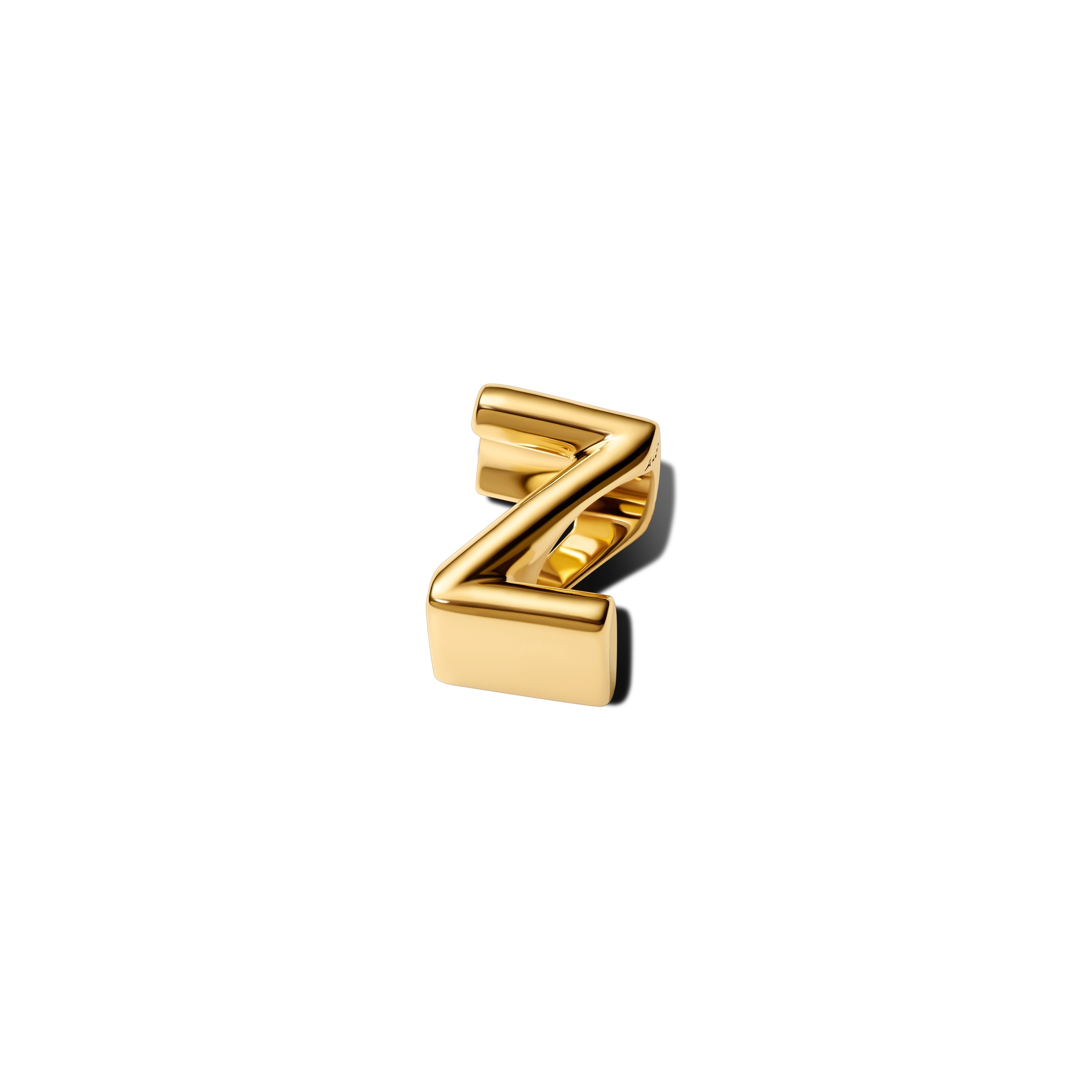 Pandora Letter Z Alfabetbedel goudverguld letterbedel - 763972C00