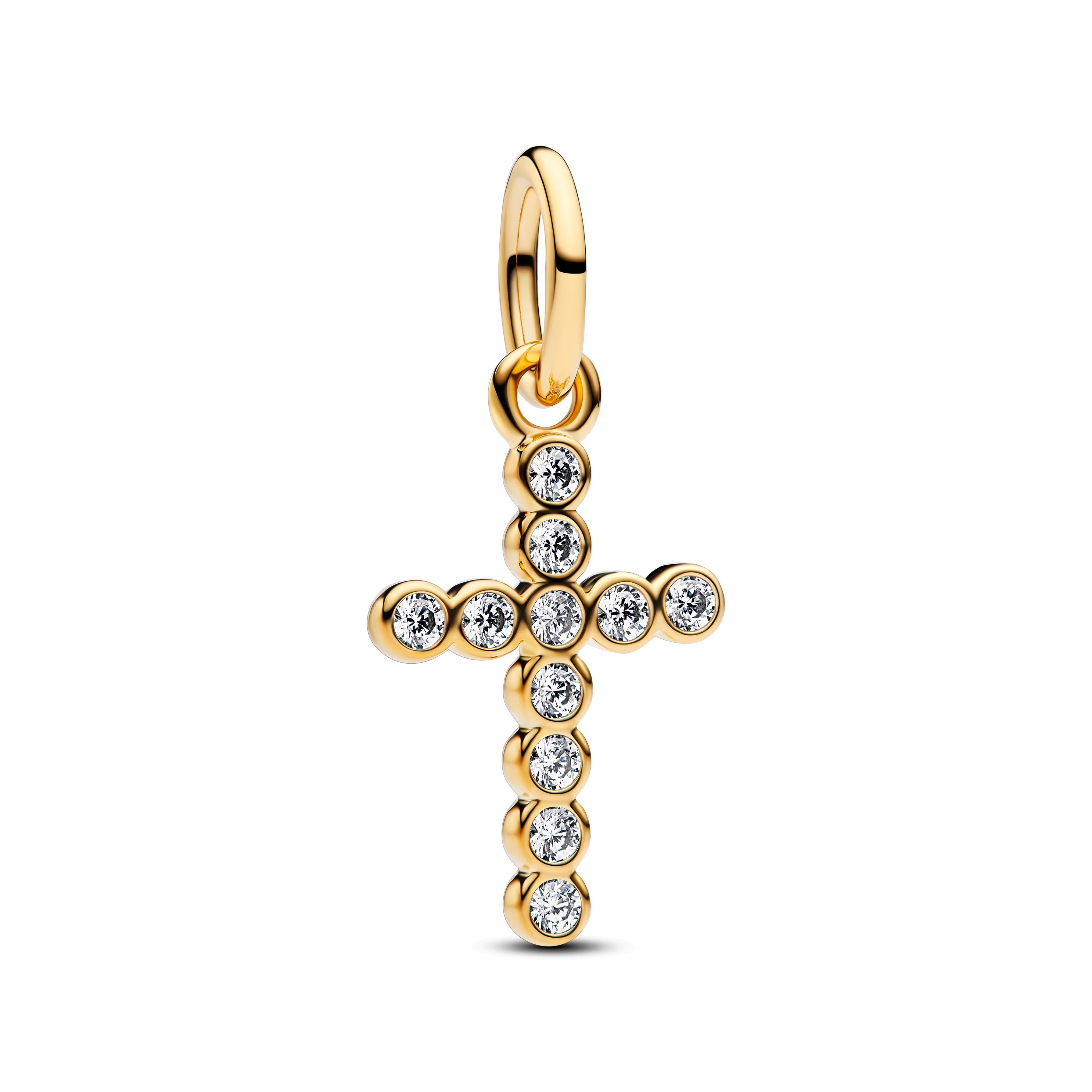 Pandora Hangende bedel kruis goudverguld - 764063C01