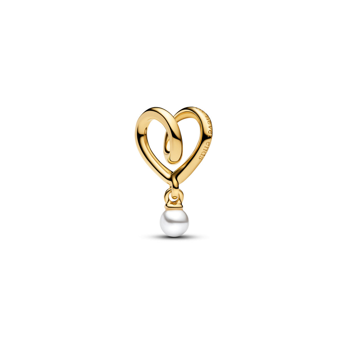 Pandora Gedraaid Hart Bedel 764138C01