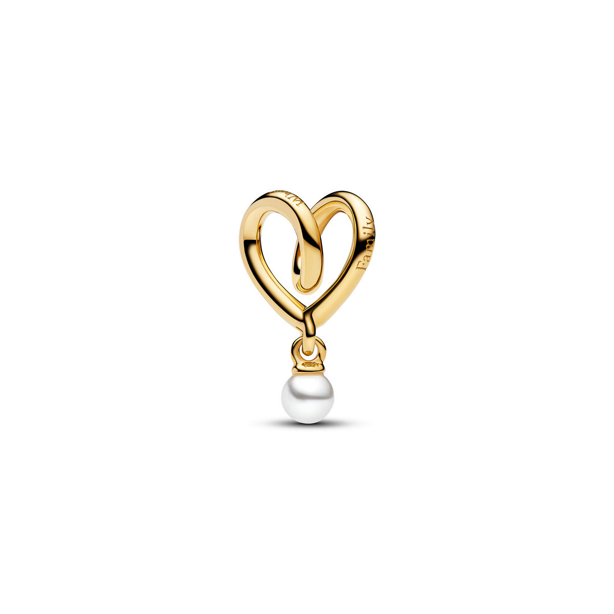Pandora Gedraaid Hart Bedel 764138C01