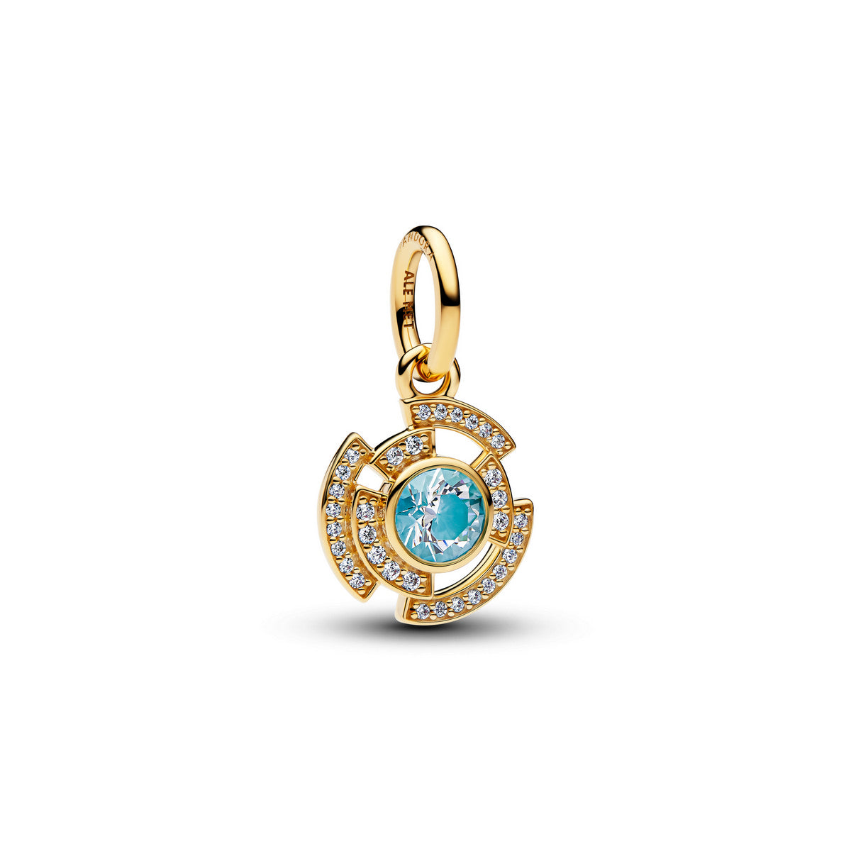Pandora Marvel Iron Man Hangende Bedel met Arc Reactor 764216C01 – Verguld Zilver