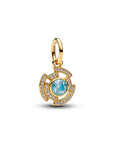 Pandora Marvel Iron Man Hangende Bedel met Arc Reactor 764216C01 – Verguld Zilver