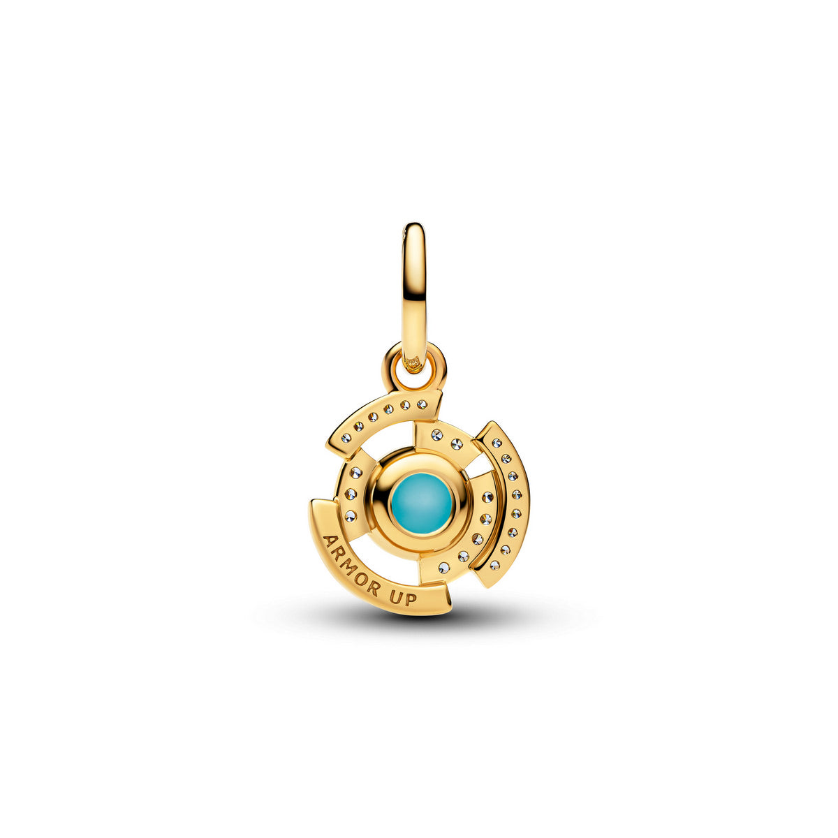 Pandora Marvel Iron Man Hangende Bedel met Arc Reactor 764216C01 – Verguld Zilver