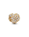 Pandora Bedel met Sprankelend Hart 764240C01 – Verguld Zilver