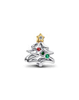 Pandora Kerstboom Bedel 764248C01 – Tweekleurig Zilver
