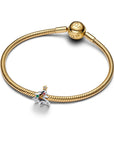 Pandora Kerstboom Bedel 764248C01 – Tweekleurig Zilver