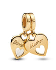 Pandora Dubbele Hart Gesplitste Hanger Bedel 769187C01 - PansiteNederland.nl