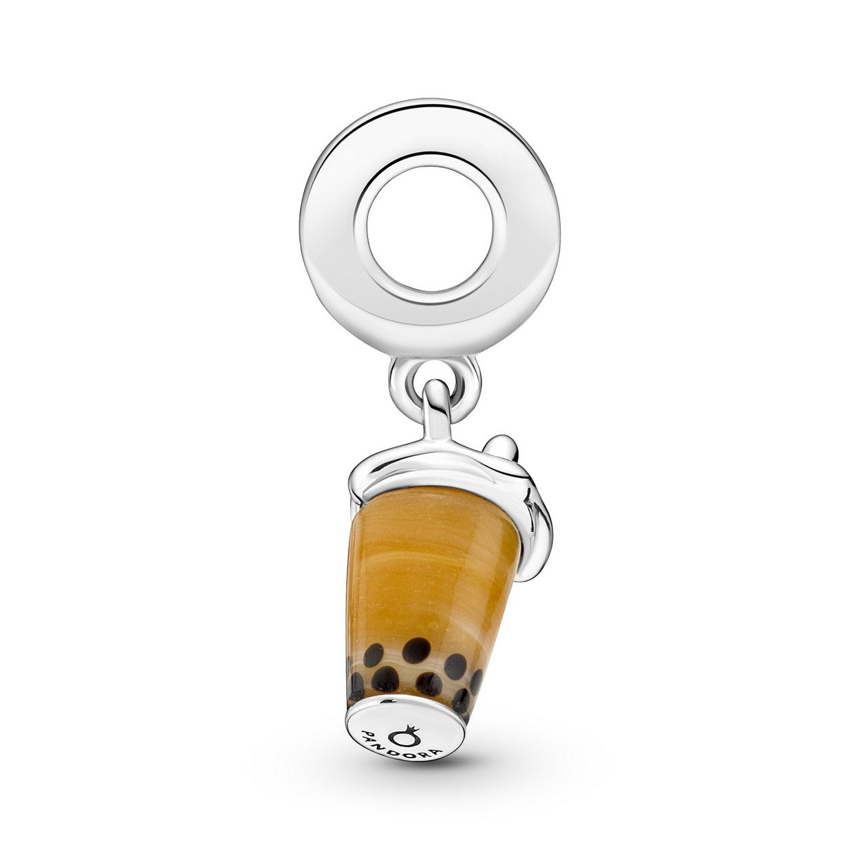 Pandora Murano Glass Bedel zilver bruin - 791685C01