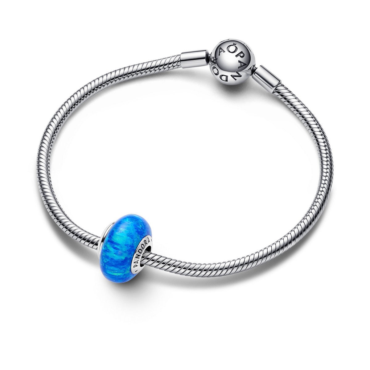 Pandora Opalescent Oceaan Blauwe Bedel zilver - 791691C02