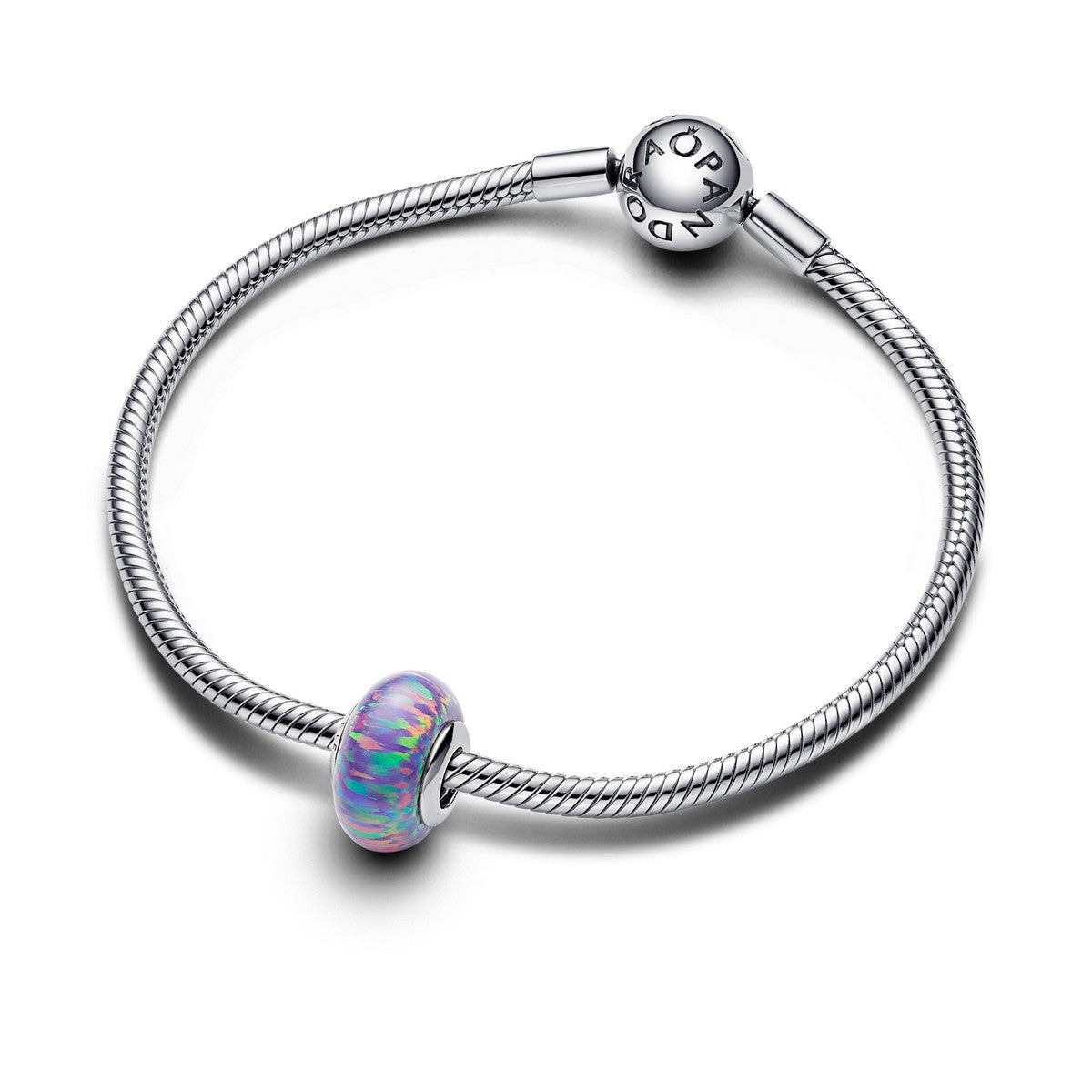Pandora Opalescent Paarse Bedel zilver - 791691C05