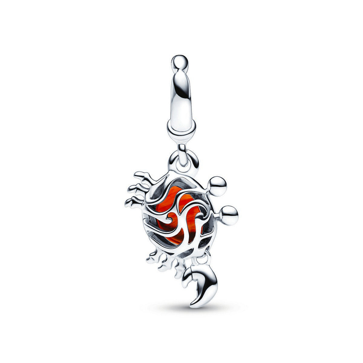 Pandora Disney De Kleine Zeemeermin Sebastiaan de Krab Hangende Bedel zilver - 792694C01
