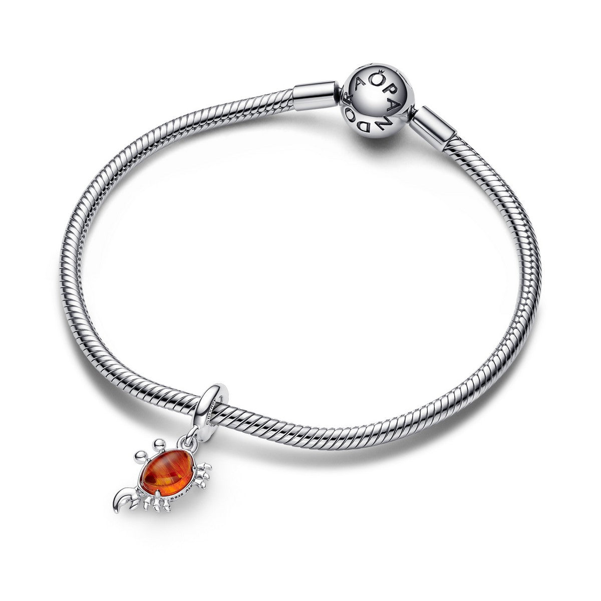 Pandora Disney De Kleine Zeemeermin Sebastiaan de Krab Hangende Bedel zilver - 792694C01