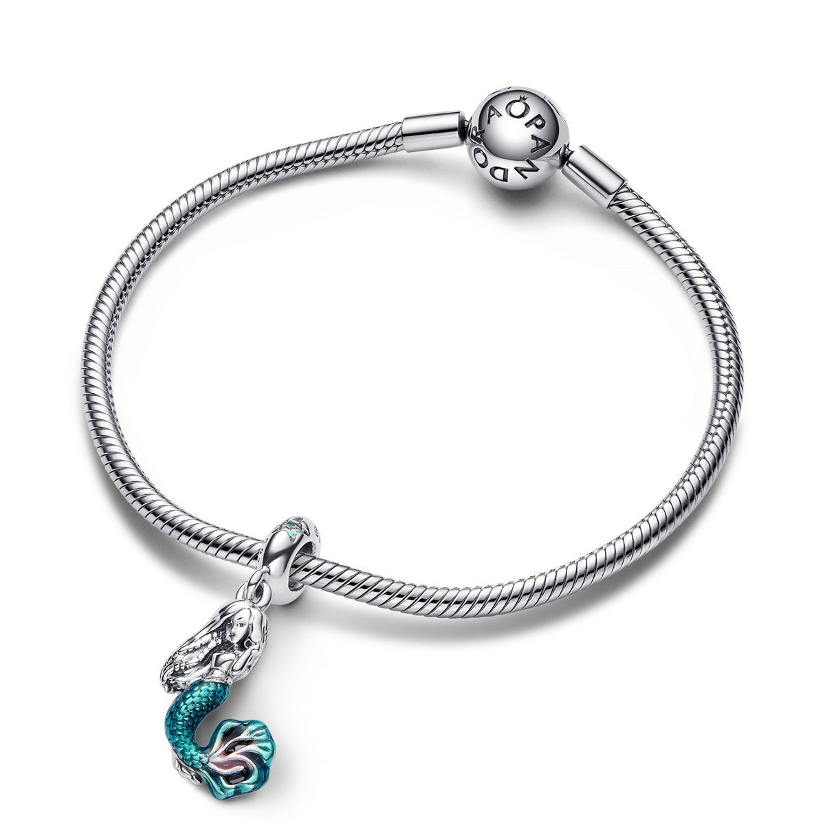 Pandora Disney De Kleine Zeemeermin Ariël Hangende Bedel zilver - 792695C01
