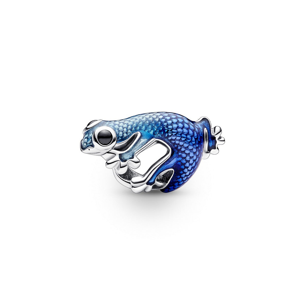 Pandora metallic blauwe gekko bedel 792701C01, exclusief en kwalitatief hoogwaardig. Ontdek nu!