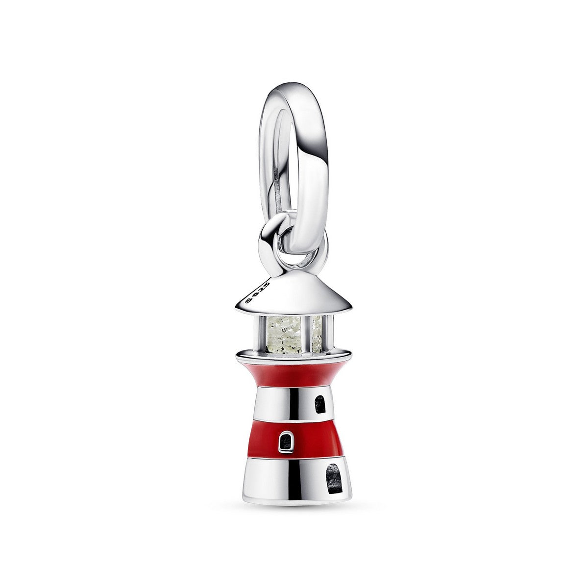 Pandora Glow-in-the-dark hangende bedel vuurtoren zilver - 792714C01