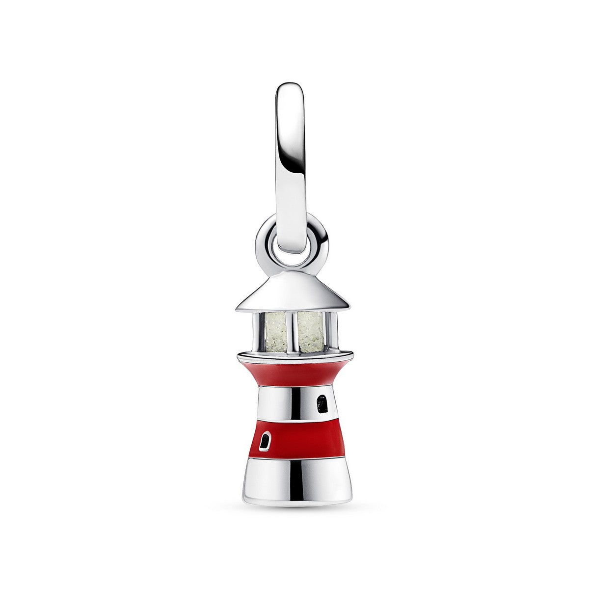 Pandora Glow-in-the-dark hangende bedel vuurtoren zilver - 792714C01