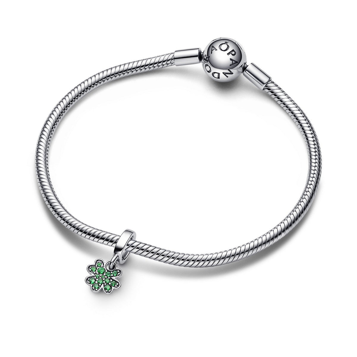Pandora Klavertjevier hangende bedel zilver - 792751C01