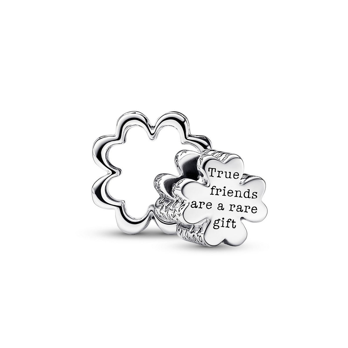 Pandora Deelbare klavertjevierbedel zilver - 792752C01