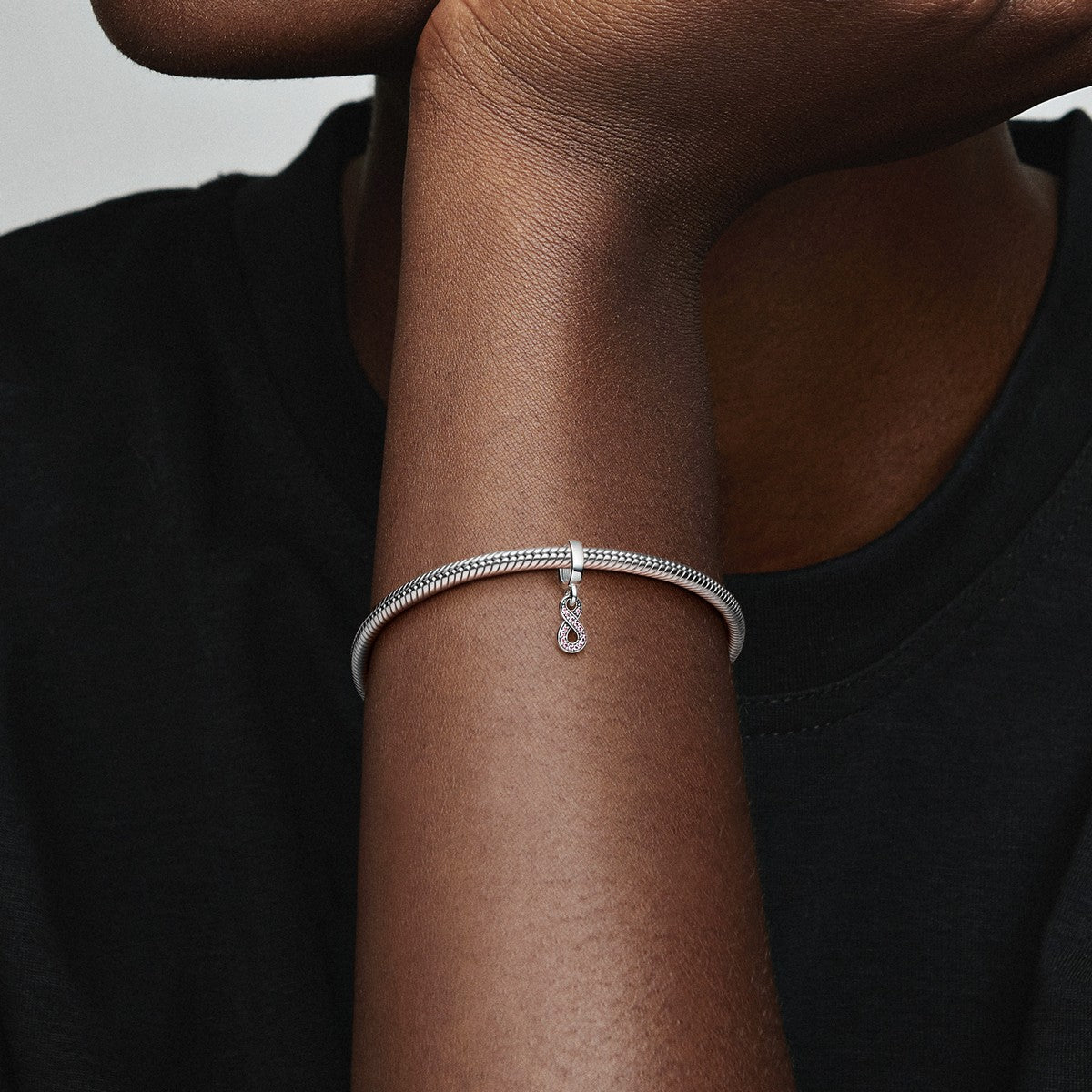 Pandora Sprankelende hangende bedel infinity zilver - 792766C01