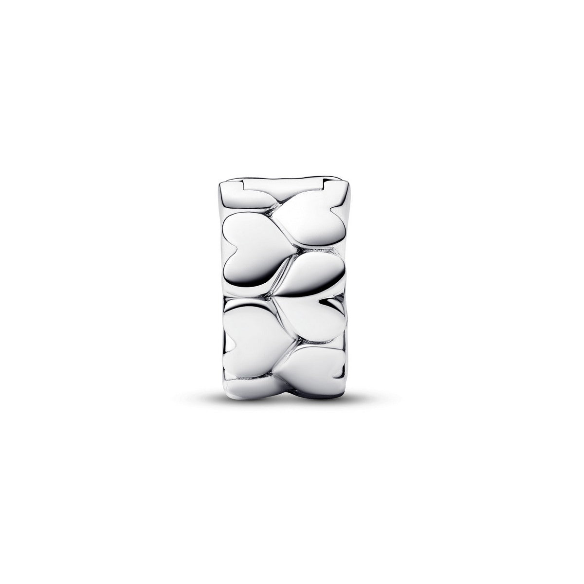Pandora Hart Patroon Clipbedel zilver - 792828C00