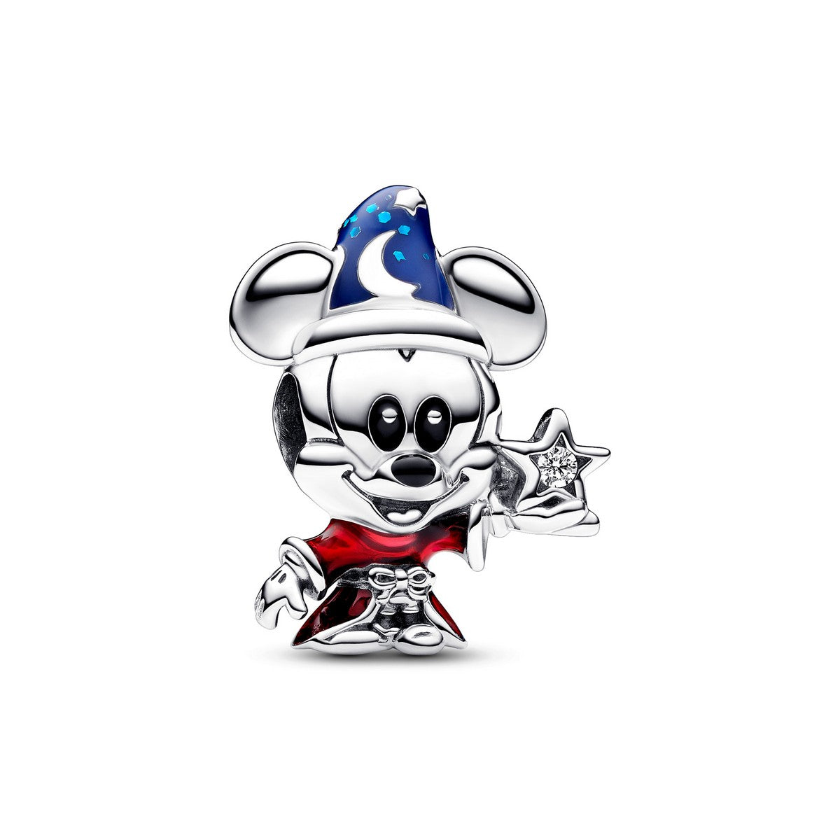 Pandora Disney Tovenaarsleerling Mickey Bedel zilver - 792954C01