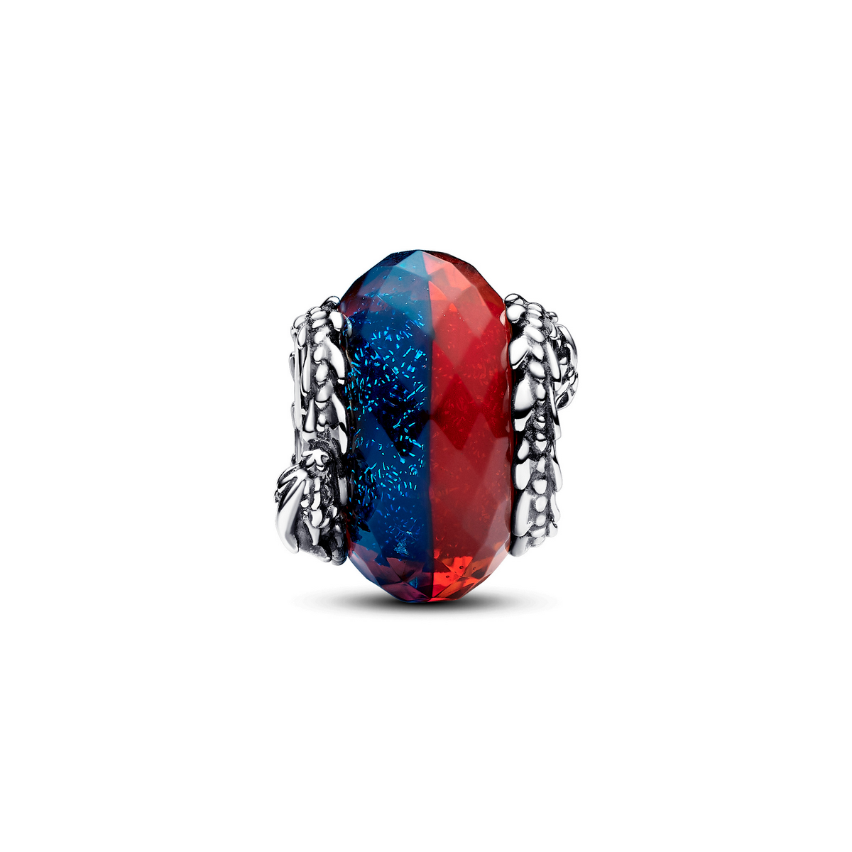 Pandora Spel van Thrones Ice & Fire Dragons Tweevoudige Muranoglazen Bedel zilver - 792966C00