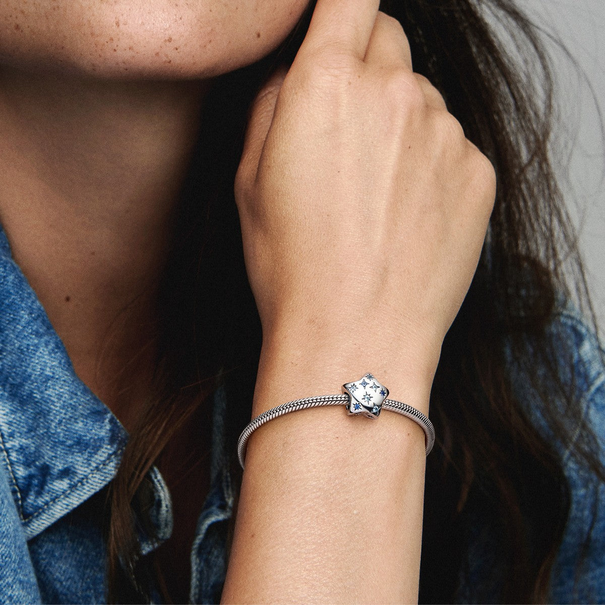 Pandora Opvallende Sprankelende Ster Bedel zilver - 792974C01