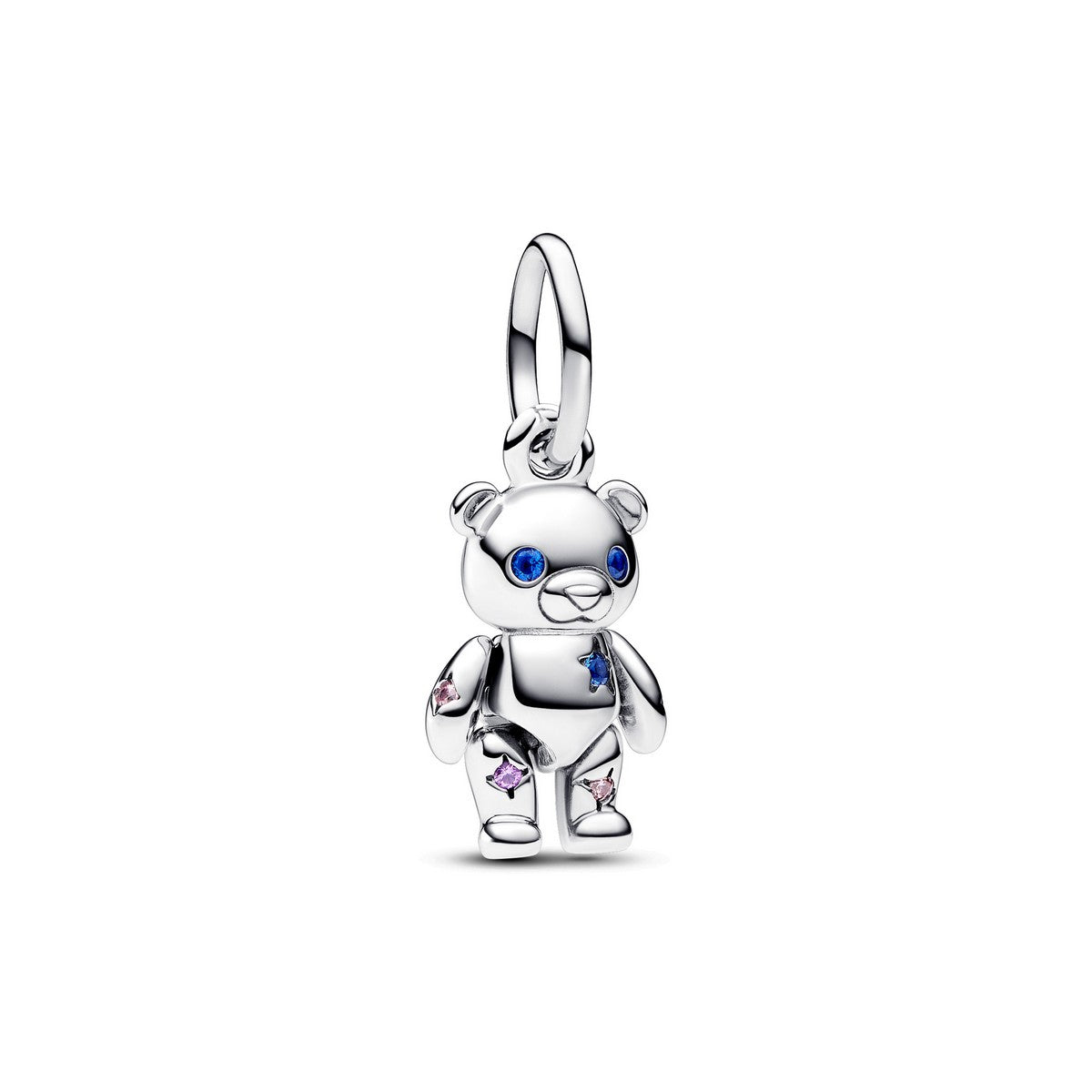 Pandora Beweegbare Teddybeer Hangende Bedel zilver - 792986C01