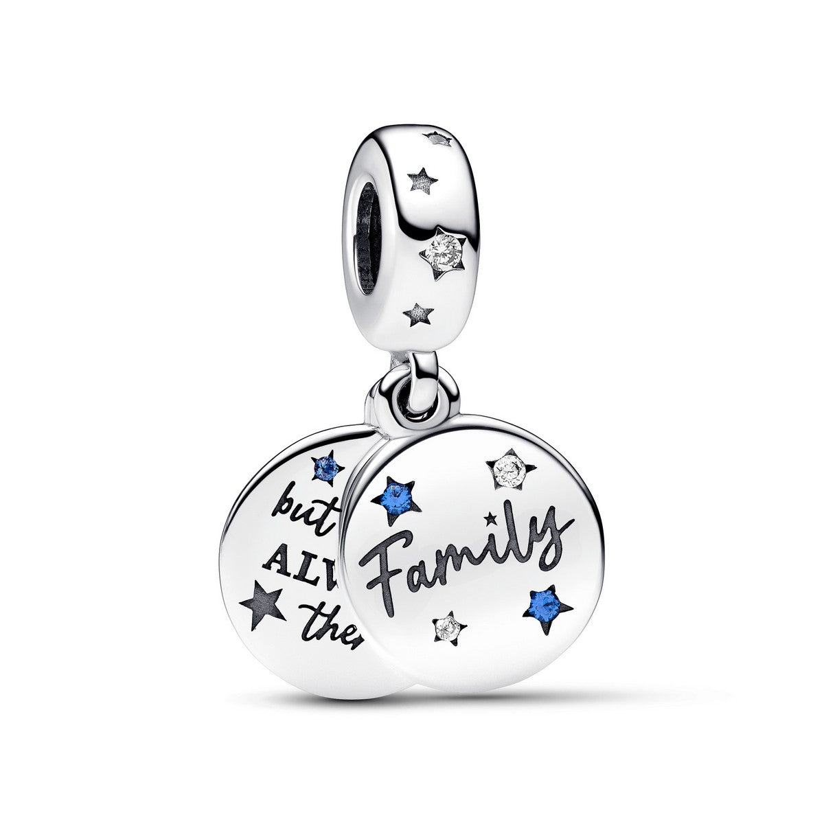 Pandora Family Love Dubbele Hangende Bedel zilver - 792987C01