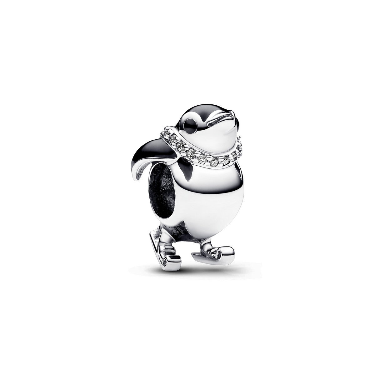 Pandora Skiënde Pinguïn Bedel zilver - 792988C01