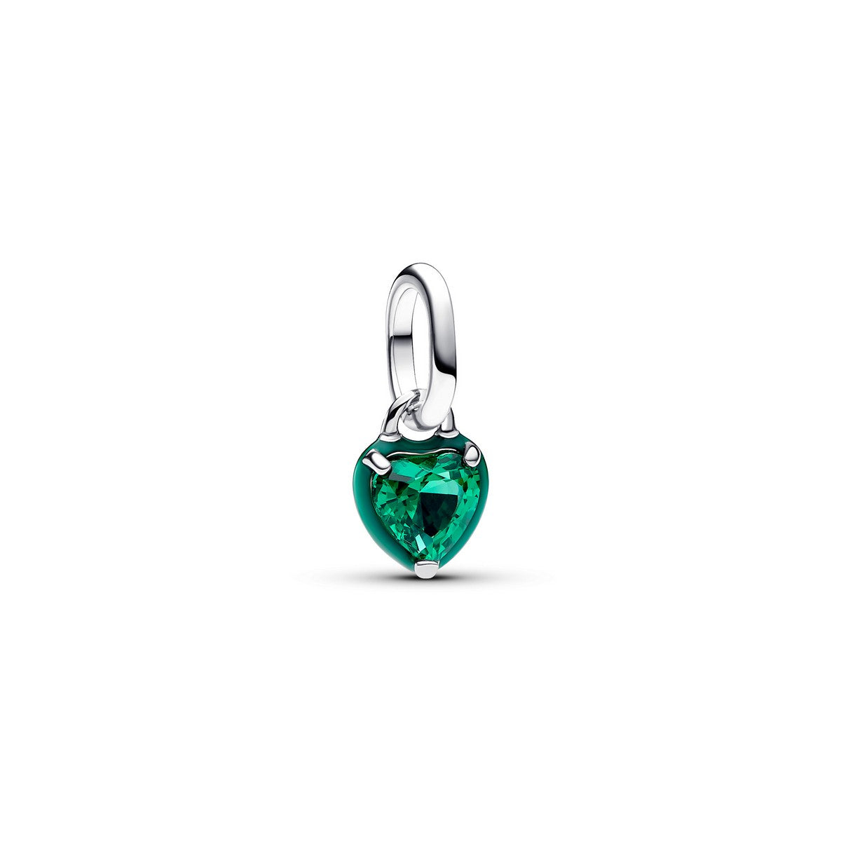 Pandora ME Groene Paarse Chakra Hart Mini Hangende Bedel zilver - 793042C03