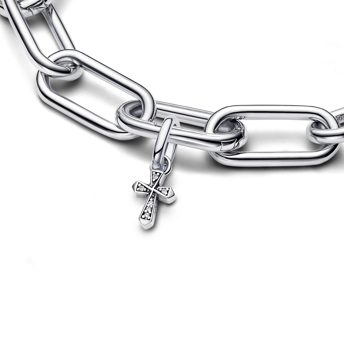 Pandora ME Sparkling Cross Mini Hangende Bedel zilver - 793044C01