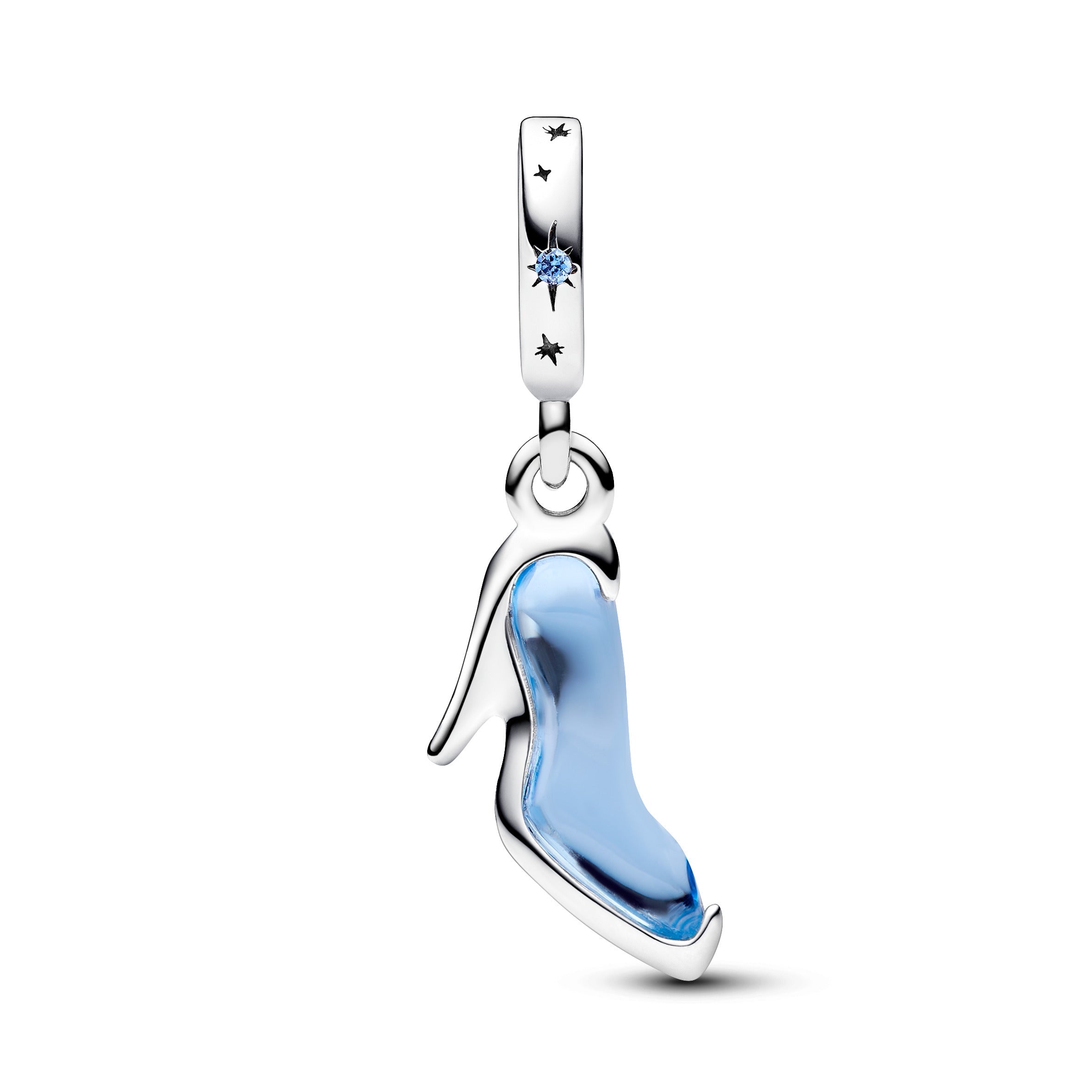 Pandora Disney Assepoester glazen muiltje hangende bedel zilver - 793071C01